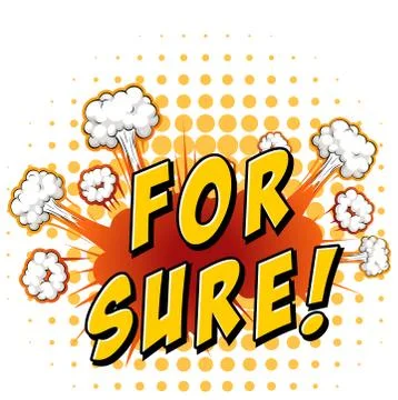 For sure Stock Illustration