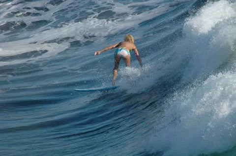 Surf action Stock Photos
