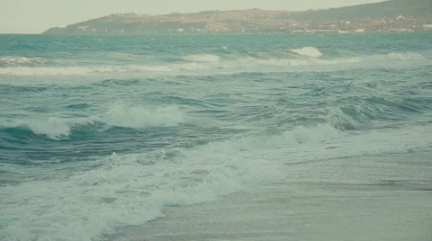 Surf on a background of the city Stock Footage 60251094