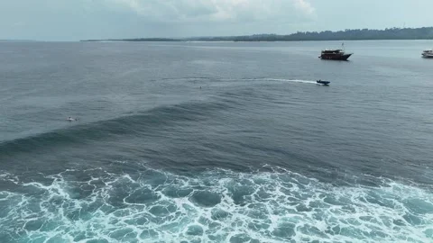 Surf, Beach, Paradise, Indonesia Stock-Footage 344109299