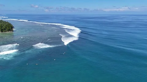 Surf, Beach, Paradise, Indonesia Stock-Footage 344110575