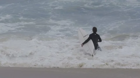Surf, Bells Beach, Australia Stock Footage 154560073