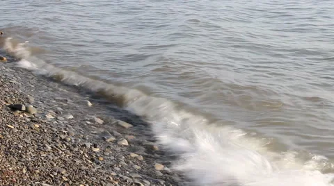Surf on the black sea Stock Footage 67991939