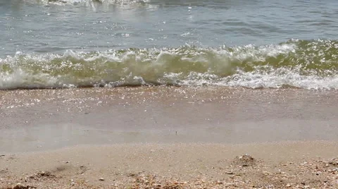 Surf on the black sea Stock Footage 67992050