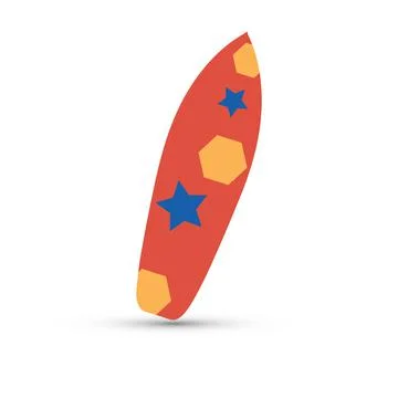 Surf board Stock Illustration