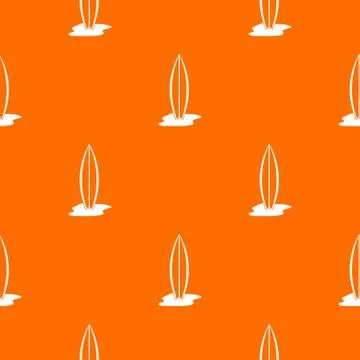 Surf board pattern seamless Stock Illustration