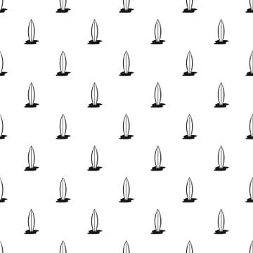 Surf board pattern vector Stock Illustration