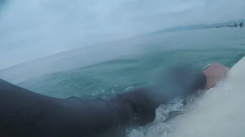 Surf Board POV 03 Stock Footage 173550742