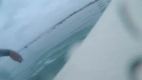 Surf Board POV 06 Stock Footage 173550547