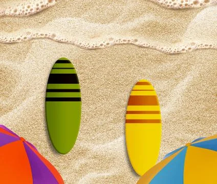 Surf boards Foto stock