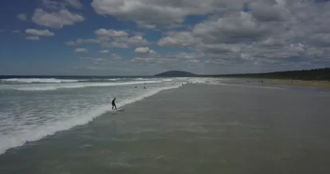 Surf Camp in Australia 11 Stock Footage 159100207
