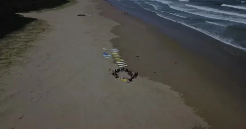 Surf Camp in Australia 16 Stock Footage 159100151