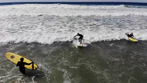 Surf Camp in Australia 3 Stock Footage 159100319
