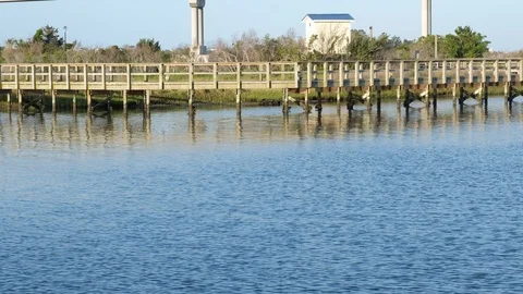 Surf City Inlet 2 Stock Footage 108759883