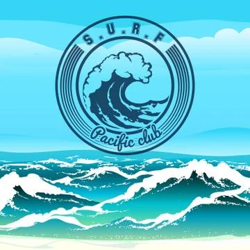 Surf Club Stock Illustration