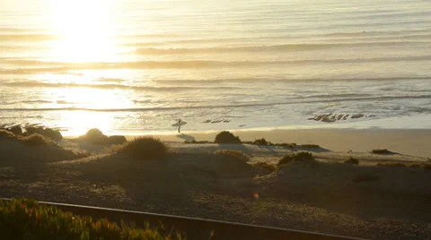 Surf Coaster Stock Footage 35217194