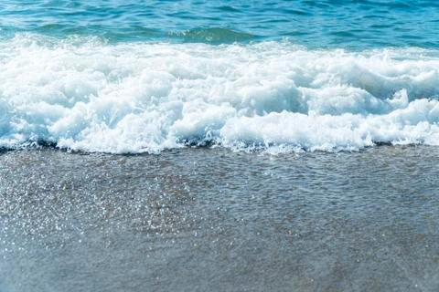 Surf at the coastline Stock Photos