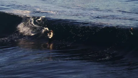 Surf, Drone, Surfing, Surfboarding Stock Footage 301864762