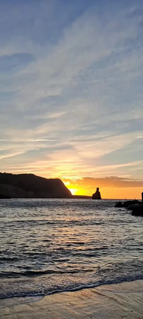 Surf during sunset Stock Footage 315601874