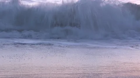 Surf at dusk by dwking Video stock 11024372