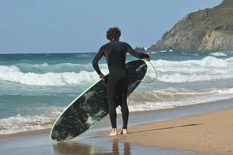 Surf , Ferrol , Galicia (8) Stock Photos