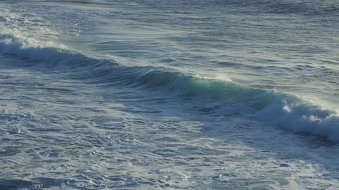 The surf on island Lanzarote Stock Footage 132295733