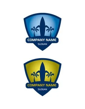 SURF LOGO Stock Illustration