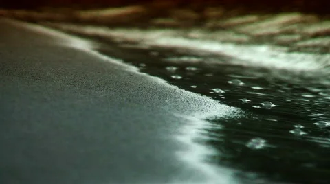 Surf macro shot 3 Stock Footage 523923