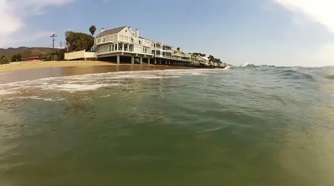 Surf malibu beach break2 Stock-Footage 11801388