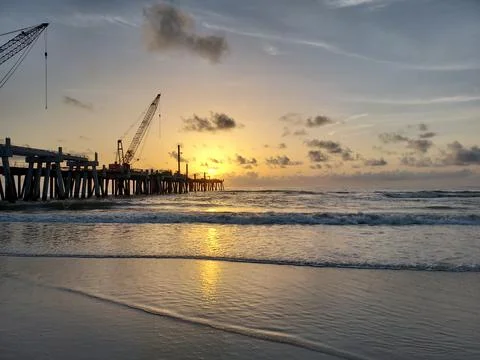 Surf pier 写真素材