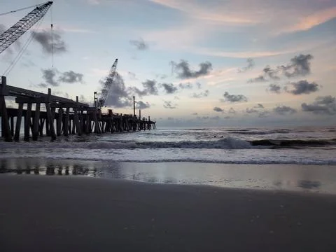 Surf pier 写真素材