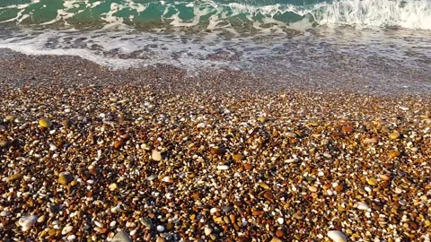 Surf at sea coast Stock Footage 86205352