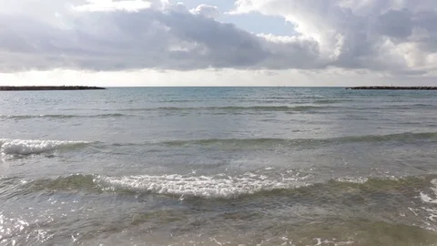 Surf of the sea Stock Footage 128714995