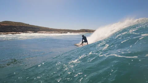 Surf session in Portugal. Stock Footage 285731402