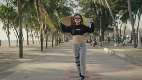 Surf Skate Board Stock Footage 147932083