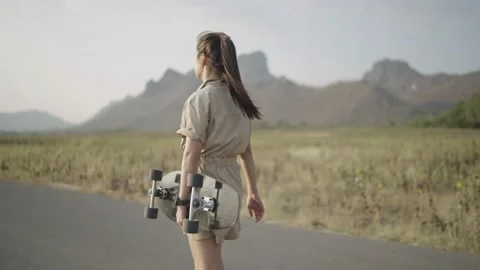 Surf Skate Board Stock Footage 148130396