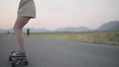 Surf Skate Board Stock Footage 148134175