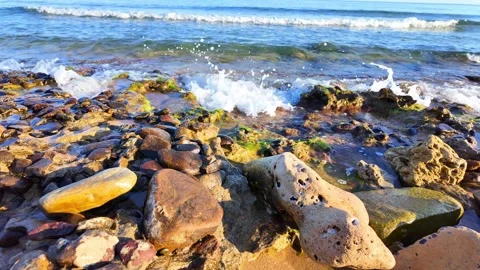 Surf in slow motion Stock Footage 284175400