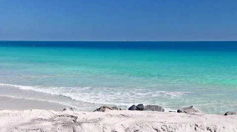 Surf At South Pointe Beach No People Clip5 Vídeos de archivo 47379293