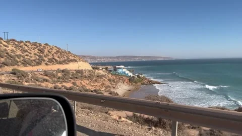 Surf spots at Morocco Stock Footage 248666509