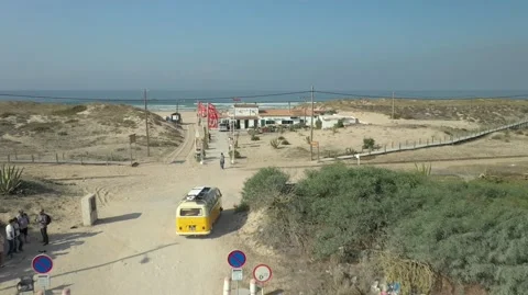 Surf Spot/Yello car Video stock 172409995