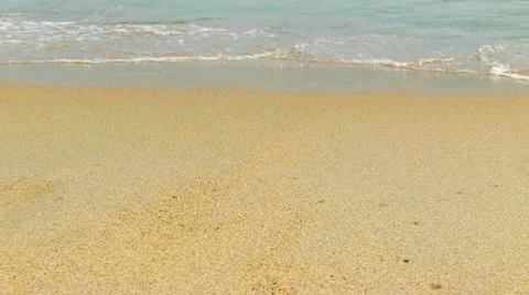 Surf on the tropical beach Видео 32551722