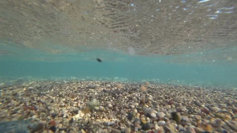 Surf under water Stock Footage 87327243
