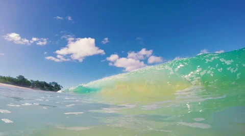 Surf Wave Crashing Stock Footage 52717482