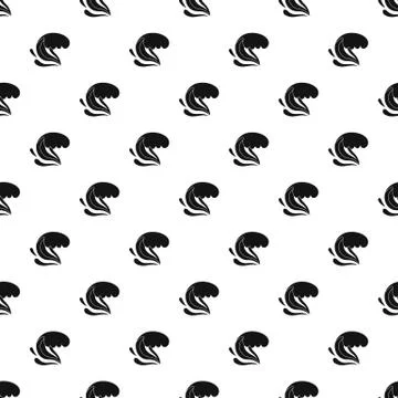 Surf wave pattern Stock Illustration