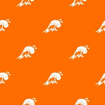 Surf wave pattern seamless Stock Illustration