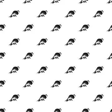 Surf wave pattern vector Stock Illustration