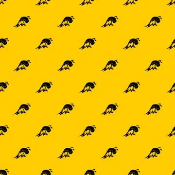 Surf wave pattern vector Illustrazione stock