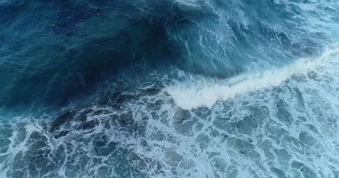 Surf Wave water pattern Stock Footage 96131682