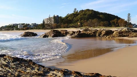 Surf waves over rocks 스톡 동영상 279202672